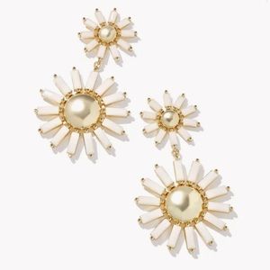 Madison Daisy Gold Statement Earrings